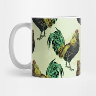 ROOSTERS Pop Art Mug